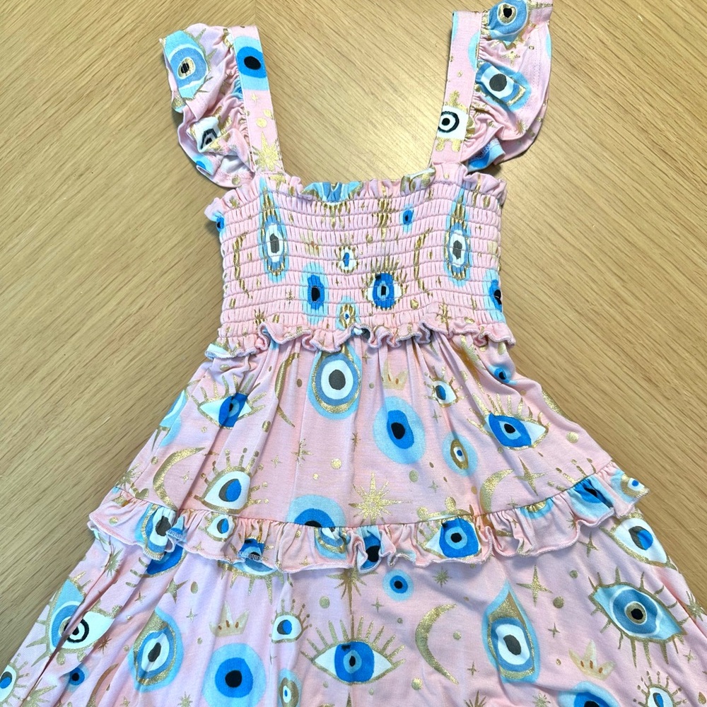 Posh Peanut Smocked Dress